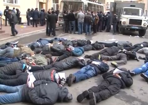 Арест активистов антимайдна в Хакрькове